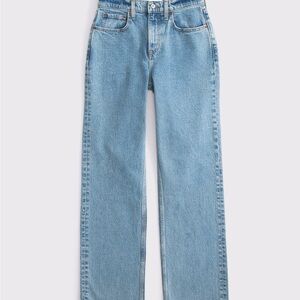Abercrombie & Fitch Curve Love High Rise 90s Relaxed Jean